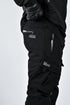 Ride Rich Unit 16 Armoured Softshell Waterproof Cargo Motorcycle Joggers - Black